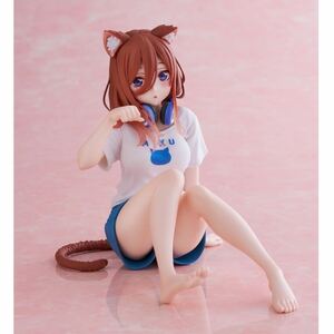 タイトー 五等分の花嫁∬ Desktop Cute フィギュア 中野三玖 描き下ろし Cat room wear ver. デスクトップキュート キャットルームウェア