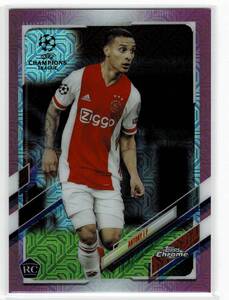 2021 Topps UEFA Champions League Japan Edition Antony Purple Mojo Refractor /125