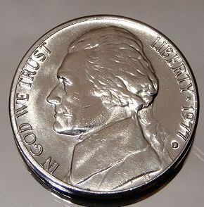 未使用　アメリカ　外国コイン　★5セント通貨　アメリカ合衆国　硬貨　 メダル　１９７７年発行