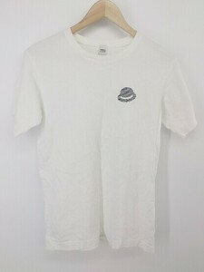 ◇ TAKEO KIKUCHI タケオキクチ ワンポイント 半袖 Tシャツ カットソー サイズ1 ホワイト系 メンズ P