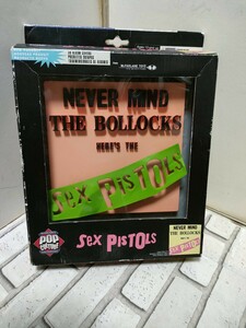 希少！Mcfarlane Toys セックス・ピストルズSex Pistols \ Never Mind The Bullocks 3D　アルバムジャケットフィギア　米盤ピンクver