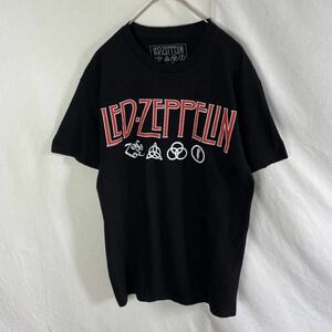 PHILCOS Led Zeppelin 半袖プリントTシャツ　古着　Mサイズ　ブラック　バンドTシャツ