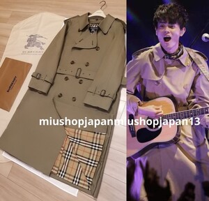 本物上質●ヴィンテージバーバリー　大きいサイズ　 BURBERRY トレンチコート バーバリー 裏ノバチェック ベルト　2XL 3L 