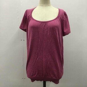 NATURAL BEAUTY BASIC S ナチュラルビューティベーシック カットソー 半袖 無地 Cut and Sewn 桃 / ピンク / 10023239