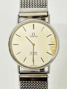 OMEGA オメガ De Ville デビル QUARTZ クォーツ プッシュ式 腕時計 1351 PAT.N.512850