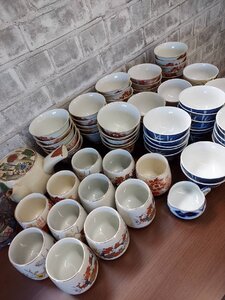 ◇九谷焼◇岳山、金山　◇有田焼◇白山　☆箱詰め☆　まとめ売り！約7㌔　茶器　湯呑　急須　など　