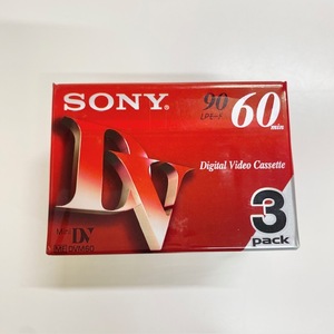 未開封 ●SONY ミニDVカセット 標準60分/LP90分 　3巻●