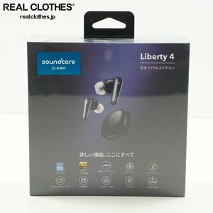 【未開封】Anker/アンカー A3953N21 Soundcore Liberty 4 ブラック Bluetooth ノイズキャンセリング 完全ワイヤレス イヤホン /000