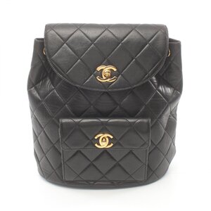 シャネル マトラッセ ブランドオフ CHANEL ラムスキン（羊革） リュックサック バックパック ラムスキン 中古