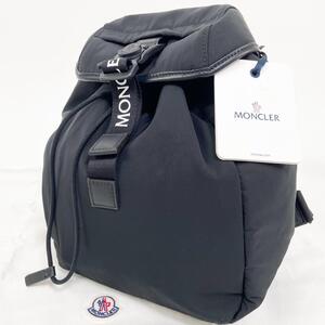 定価18.3万 MONCLER モンクレール Trick Backpack バックパック リュックサック 鞄 ナイロン ロゴプリント エレガント レディース 