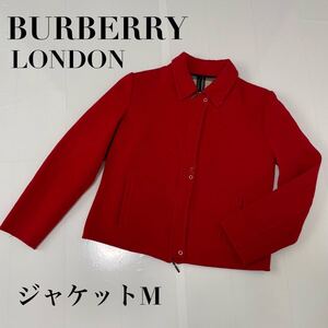 BURBERRY LONDON バーバリーロンドンジャケット　コート　レッド　レディースM ジャケット ブルゾン