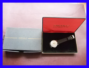 ★ 送料無料 SEIKO セイコー Sマーク 1958年製 ヴィンテージ ユニーク 17J 手巻き式腕時計稼動品 純正ケース付き ★