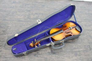 【行董】SUZUKI スズキ Violin バイオリン Kiso Suzuki Copy of Antonius Stradivarus 現状品 ハードケース付き 弦楽器 音楽 AS600ABY91