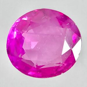 1円〜!!ソ付!!〔天然ルビー0.604ct〕d 約5.4×4.9mm ルース 裸石 corundum コランダム ruby 宝石 jewelry BC1/BC1 テDG0 w4 す64