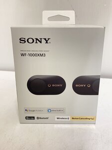 SONY◆イヤホン・ヘッドホン WF-1000XM3 (B) [ブラック]