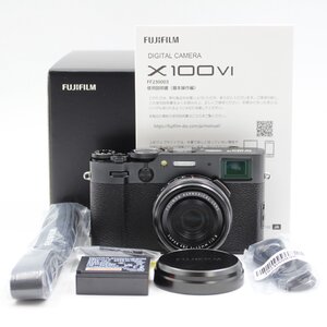 シャッター数1961枚 FUJIFILM X100VI デジタルカメラ ブラック X100VI 富士フィルム