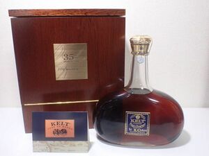 H049/8B□KELT ケルトコニャック ブランデー X.O 35年 anniversaire 700ml 古酒未開栓□