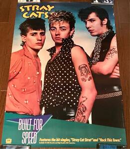 ストレイキャッツ ポスター ブライアンセッツァー ロカビリー サイコビリー クリームソーダ クラッシュ ダムド brian setzer stray cats