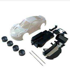 新品☆GL RACING☆ポルシェ GL 911-GT3☆ホワイト ボディ セット☆検索3 ASC 京商 MR03 ミニッツ 互換 Porsche K18