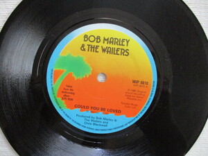 BOB MARLEY 7！COULD YOU BE LOVED, ONE DROP, UK 7インチ EP 45, 美盤