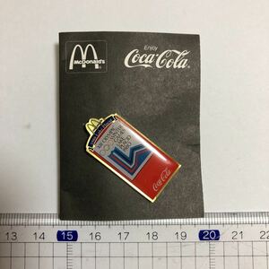 マクドナルド　コカコーラ　ピンバッジ1