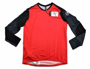 送料無料1★Assos★アソス Trail 長袖ジャージ size:M ロドレッド