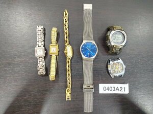 0403A21　腕時計　文字盤　ジャンク品　おまとめ6点　SKAGEN　G-SHOCK　など