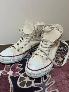 CONVERSE コンバース オールスター ALL STAR JPN 23.0cmハイカットスニーカー 白中古品