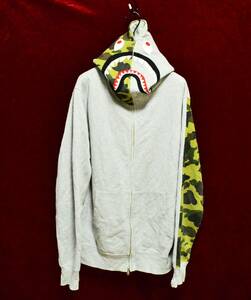 A BATHING APE BAPE エイプ シャークパーカー F パーカー