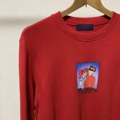 Aymmy アニメプリントクルーネックトレーナー