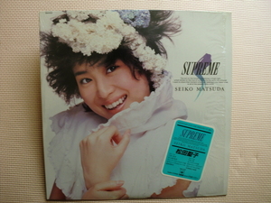 ＊【LP】松田聖子／SUPREME（28AH2030）（日本盤）シュリンク付