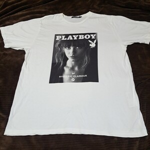 ヒステリックグラマー PLAYBOY プレイボーイGIRL ガール Tシャツ XL（送料込み　即決）