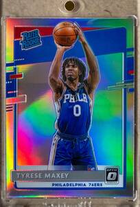 2020-21 Panini Donrusss Optic Holo Prizm Tyrese Maxey タイリース・マクシー RC