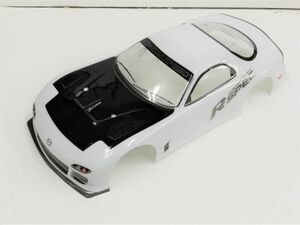 【激安！日本全国送料無料！ お買い得！】1/10 ドリフトラジコンカー用 スペアボディー マツダ ＲＸ-7 FD3S タイプ 白