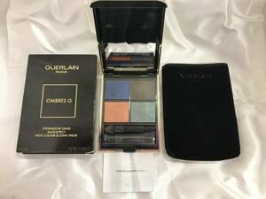 GUERLAIN ゲランオンブル ジェ 360 ミスティックピーコック 内容量:4×1.5g 中古品(試し塗り/残多) アイシャドウ #193336-23