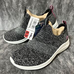 【タグ付新古品】SKECHERS STRETCH FIT スケッチャーズ　スリッポン　スニーカー 23.5cm ブラック　＊83