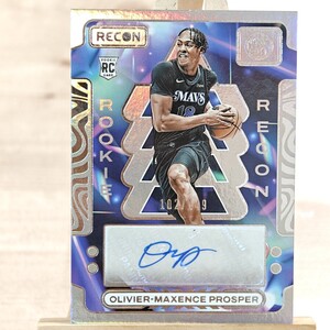 149枚限定 オリビエ＝マクサンス・プロスパー 2023-24 Panini Recon Olivier-Maxence Prosper Auto RC 直筆サインカード マーベリックス