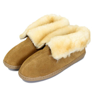 MINNETONKA(ミネトンカ) Sheepskin Ankle Boot(シープスキンアンクルブーツ) #3351 GOLDEN TAN レディース MT403 5-約22cm