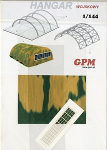 GPM　1:144　HANGER WOJSKOWY (Card Model)