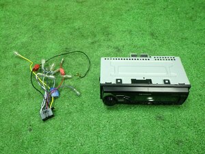 カロッツェリア オーディオデッキ MVH-3200 1DIN USB/AUX ハーネス付 動作確認済み