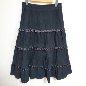 #wnc ローラアシュレイ LAURAASHLEY スカート 11 黒 レディース [802439]