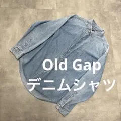 Old Gapオールドギャップデニム長袖シャツビンテージケミカルウォッシュUSA