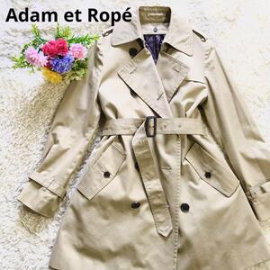 Adam et Rope レディース　トレンチコート　ベージュ　ライナー付き