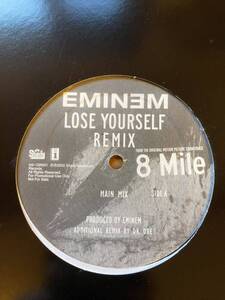 【プロモオンリー】Eminem / Lose Yourself REMIX byDR.DRE(MainMix,Inst,Acapella)12inchSHADY/NOT FOR SALE 8Mile エミネム