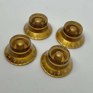 Gibson タイプ　BellKnob　ベルノブ　Gold ゴールド　Inch インチ　４個セット