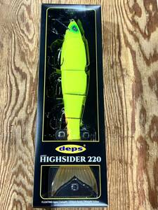 デプス　BIG BAIT　newHIGHSIDER　newハイサイダー220　#07 マットチャート　2024年　新機種　新品　送料込み