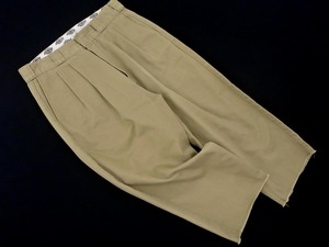 モンキータイム ユナイテッドアローズ Dickies ディッキーズ ツイル アンクル チノ パンツ sizeM/ベージュ ■◆ ☆ elb6 メンズ