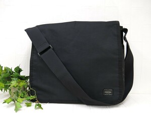 PORTER ポーター 吉田カバン◆ナイロン◆ショルダー バッグ◆ブラック◆超美品◆PSヒトグラムコラボ◆クロスボディ◆肩掛け◆N8125