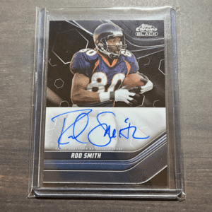 Rod Smith - Denver Broncos Auto Topps Chrome Black 2024 Topps Composite Football NFL Autograph 直筆サイン