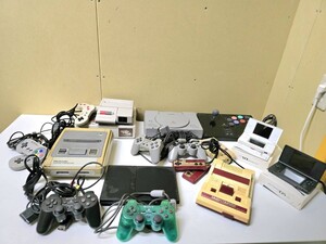 042 Nintendo ニンテンドー DS ファミリーコンピューター スーファミ SONY プレイステーション1 ゲーム機 本体 まとめて ジャンク